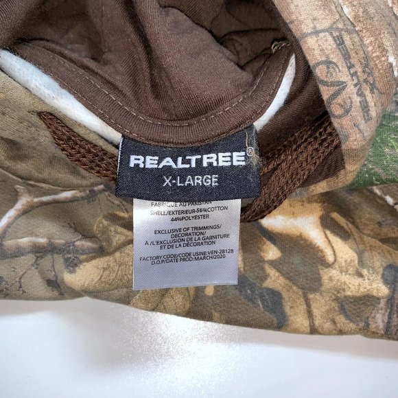 Realtree Men's Hunting Hoodie w/Front Pouch Pockets Realtree Xtra Camo - XL NWT - Picture 4 of 11